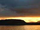 Kerrera and Mull in the background at the sunset.