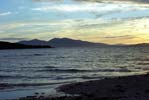 Mull from Oban's beach.