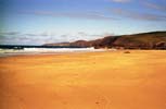 Sandwood bay, looking north. The beach goes on for several kilometers. There is room for everyone, even on busy days