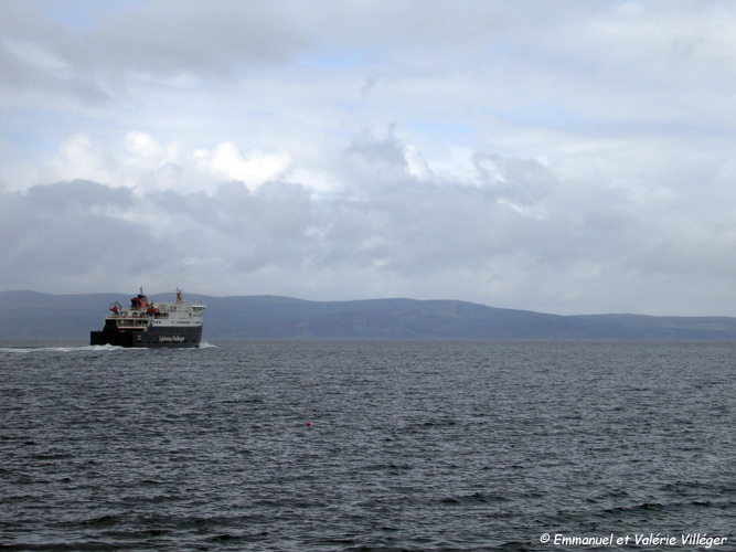 Ferry en partance de Uig (Skye)