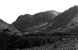 Glencoe, vue du visitor center