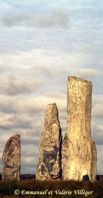 Calanais main circle of standing stones
