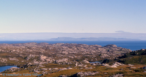 Le long de la côte est, vue sur Trotternish, île de Skye