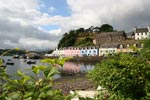 Vue au réveil de Gleniffer house, Portree.