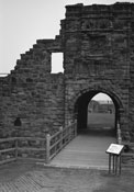 Main door of St Andrews castle